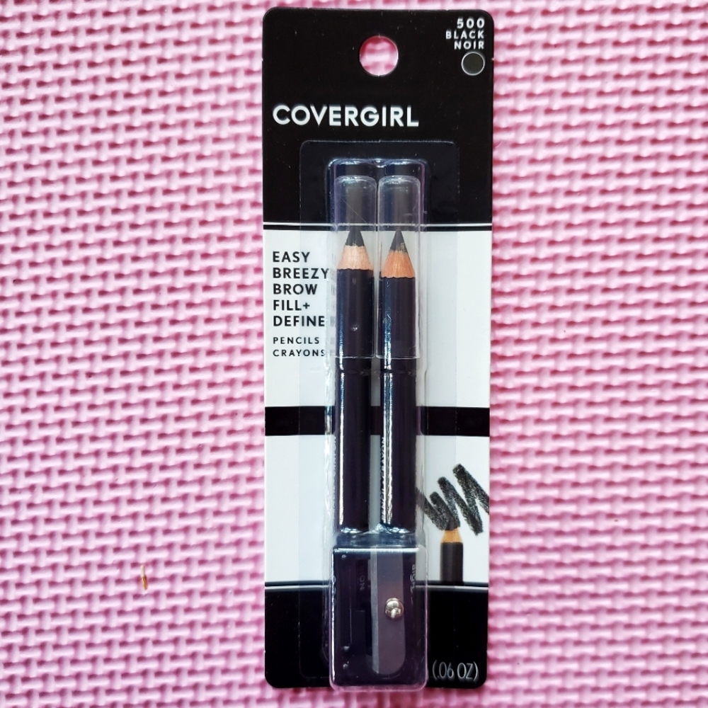5️⃣ for $1️⃣5️⃣ COVERGIRL EASY BREEZY BROW FILL+DEFINE 500 Black Noir